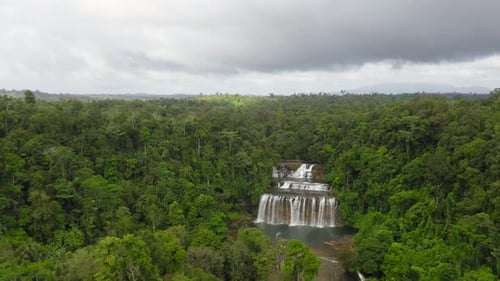 Beautiful Tropical Waterfall Philippines Mindanao