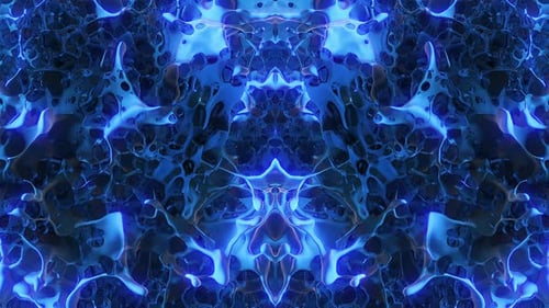 Fond bleu Meta Liquid