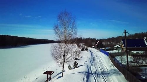 Winter Landscape In The Village Of Repino 20