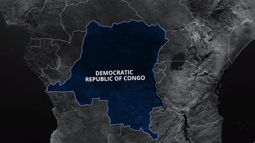 Animated World Map Country Highlight