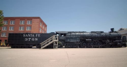 Vintage Santa Fe Train at Wichita Museum