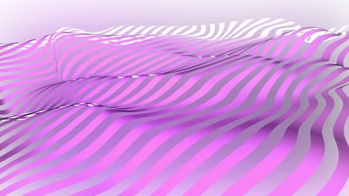 Abstract Purple Wavy Striped Geometric Background