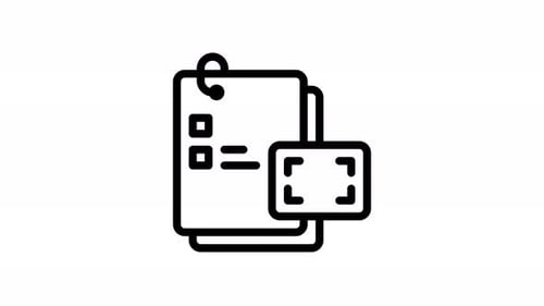 Animated Business Checklist with QR Code Scan Icon