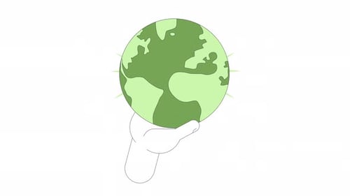 Save planet 2D animation