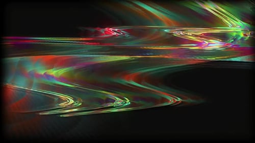 Vibrant Abstract Fluid Light Trails Background