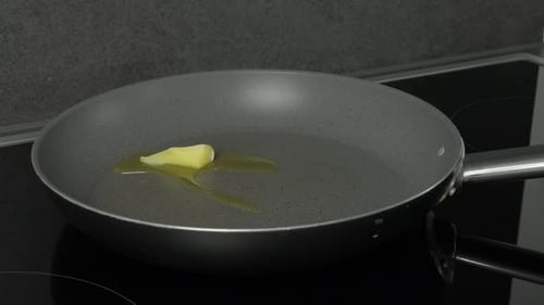 cooking vegetables in home kitchen
