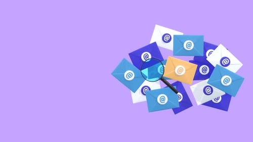 Animated Email Envelopes Search for Digital Communication