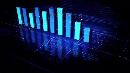 Business Data Analysis and Animated Graphs for Business Stock Market Presentation 11