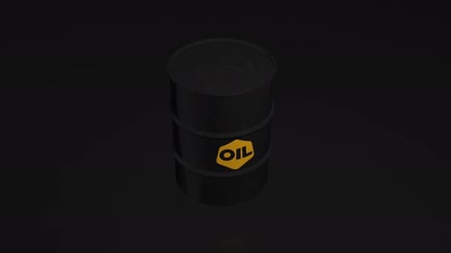Crude Oil 3D Barrel Concept