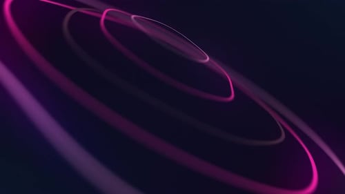 Modern Abstract Fluid Glowing Lines Background Animation