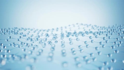 Loop-Animation der Molekülstruktur