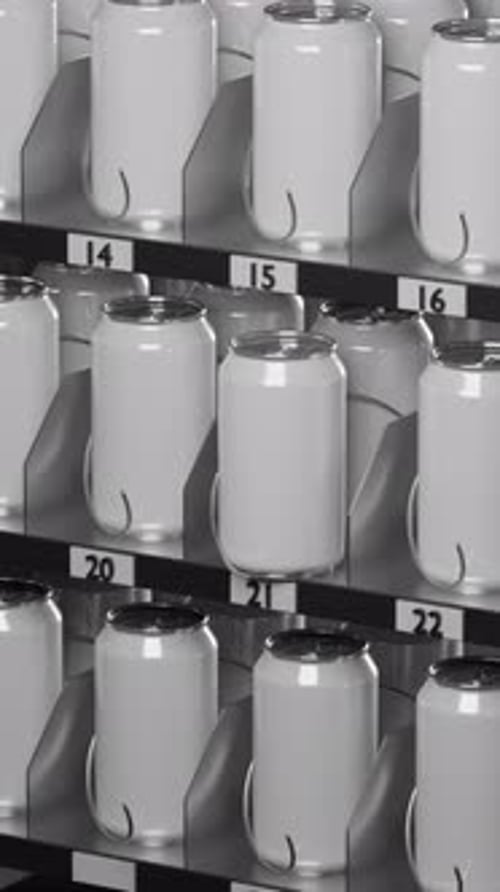Vending Machine Loop 3D Unsatisfying Animation