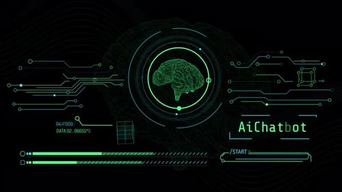 Animated Infographics on the Theme of Human and Artificial Intelligence