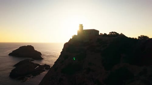Punta Grossa Lighthouse Sunset Ibiza
