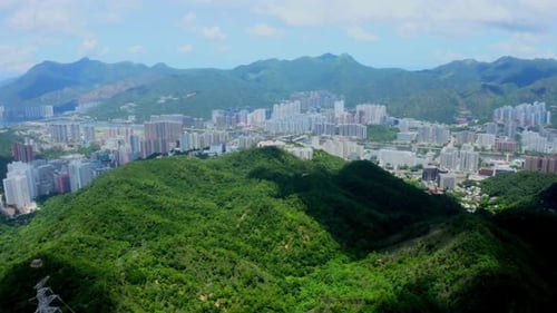Breathtaking And Bird’s Eye View Of Sha Tin District
