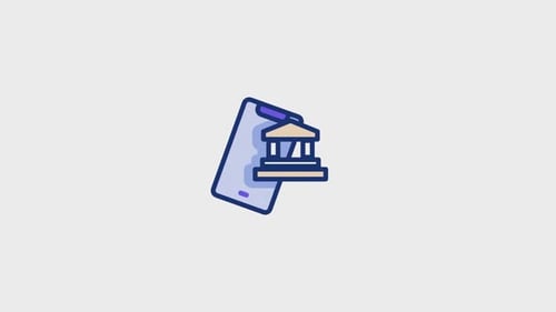 Mobile Banking Animated Icon V2