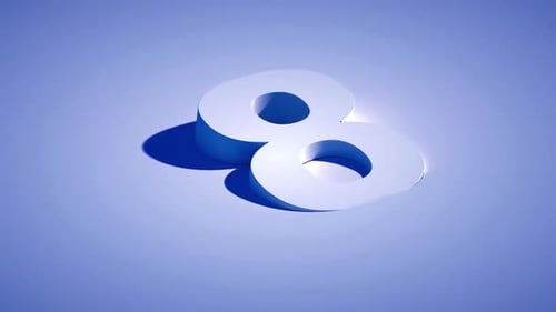 Modern 3D Countdown Numbers Animation with Dynamic Color Backgrounds