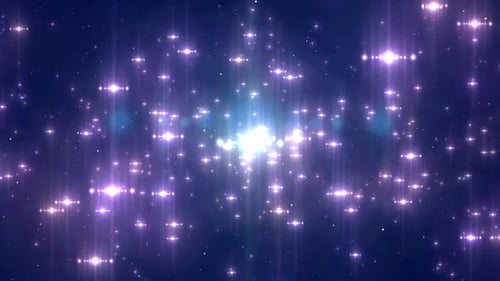 Twinkling Particles Glittering Loop Background Animation