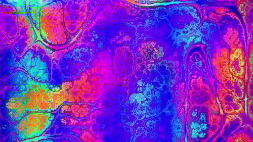 Turbulenzrauschen | RGB-Hintergrundanimation | 4k