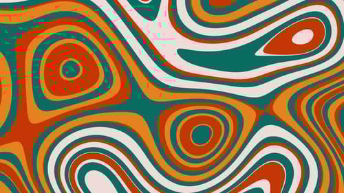 Seamless Pattern With Animated Geometric Background