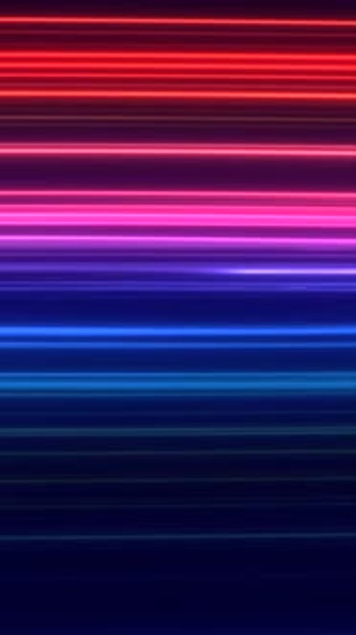 Fast Moving Neon Light Streaks Animation
