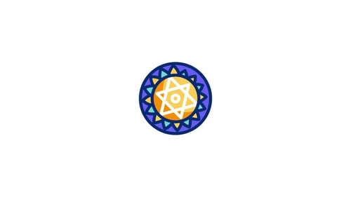 Animated Star of David Icon for Hanukkah or Jewish Celebrations