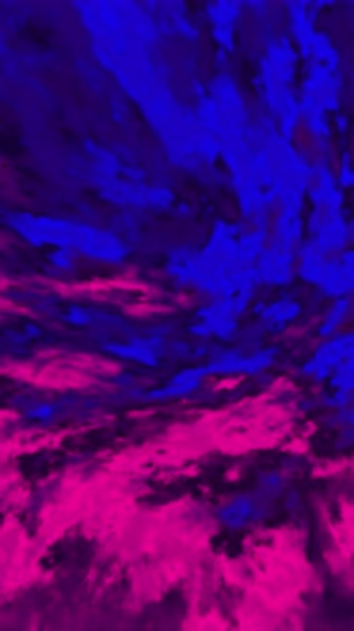 Fluid Abstract Pink And Blue Motion Background