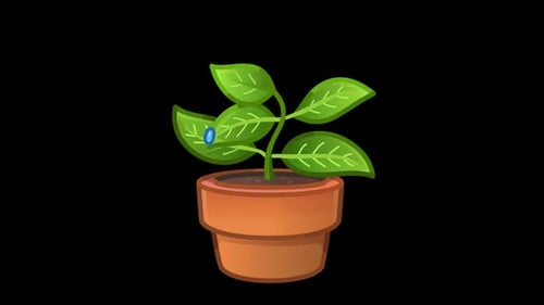 Pot Plant Animated Emoji