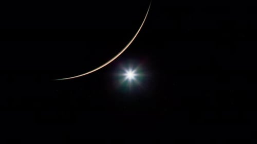 Incredible Sunrise on the Planet Mars