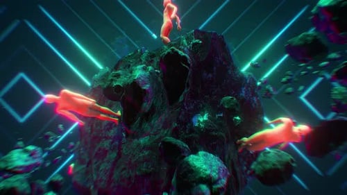 Meteor Dancers VJ Loop 08