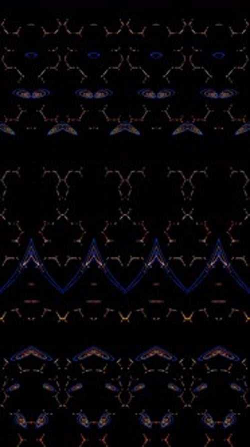 Animated Abstract Geometric Line Patterns Background