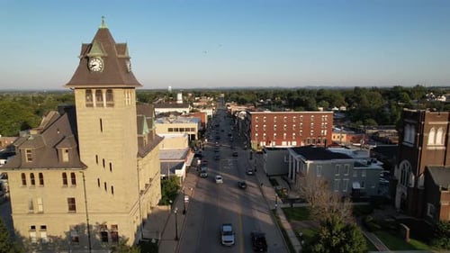aerial pullout richmond kentucky near eastern kentucky university