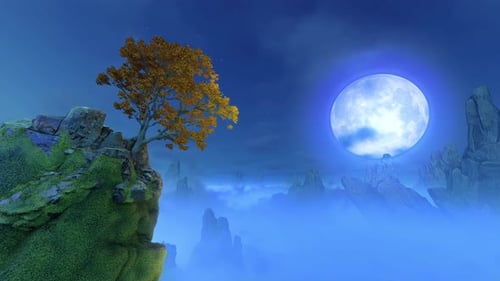 Tree on Top of Mountain