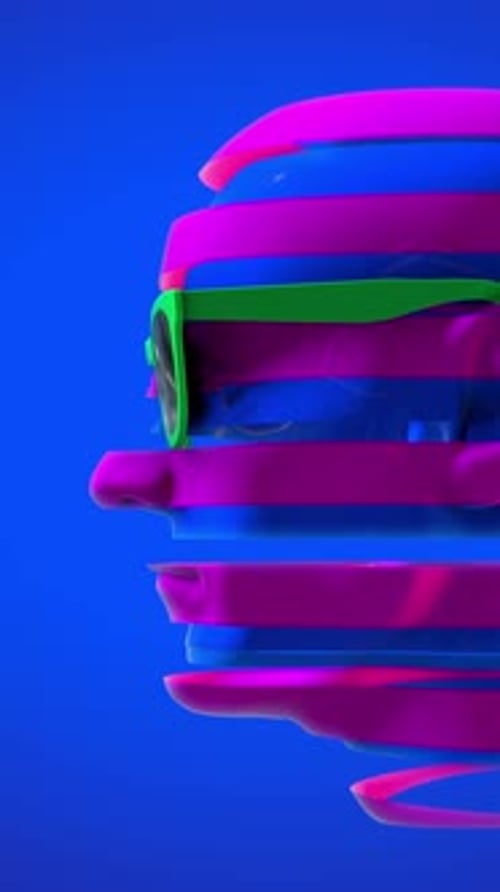Heads With Sunglasses 04