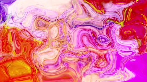 Dynamic Abstract Fluid Motion with Vibrant Colors