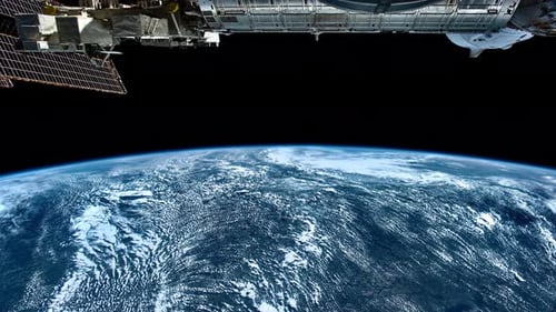 Zeitraffer von Over the Earth von der ISS aus gesehen.
