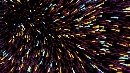 Color Abstract Burst In Motion