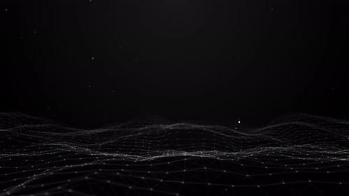 Futuristische Glitzerlichter, funkelnde Quadrate, futuristische Technologie, Business Tech, abstrakter Hintergrund