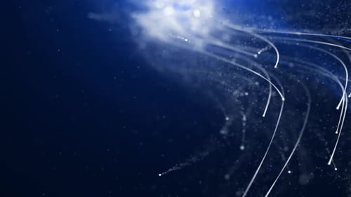 Future concept video of digital energy data upload and fiber optics.