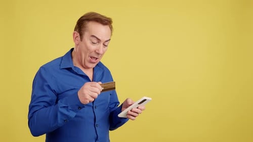 Man Buys Online With Credit Card and Phone