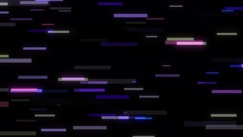 Digital Multi Color Square Rectangle Shape Animation. Abstract Rectangle Shape Motion, Square