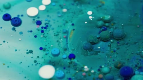 Pigment Blast Bubble Emulsion, mezcla de agua, tinta para