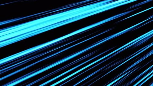 Manga anime style animated blue speed lines motion. Speed action, neon lines moving with the speed