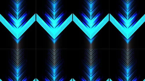 Abstract Blue Light Arrow Background