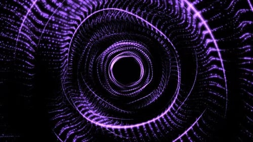 Purple Lines Tunnel Animation