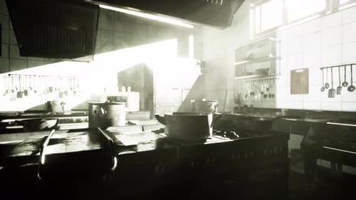 Old Kitchen of Abandoned House