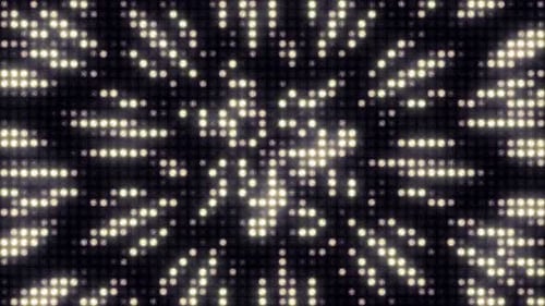 An Iridescent Pattern on a Huge Wall of Light