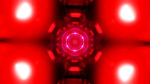 Nahtlose VJ-Schleife abstrakter Stroboskop-Lichtmuster und -geometrie