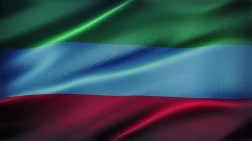 Realistic Waving Flag Animation with Dynamic Light Streak