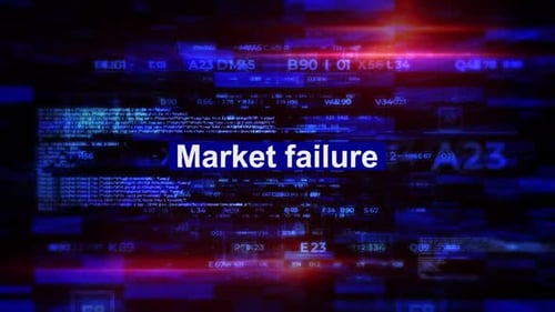 Market Failure Words In Economics Hi Tech Backgrounds
